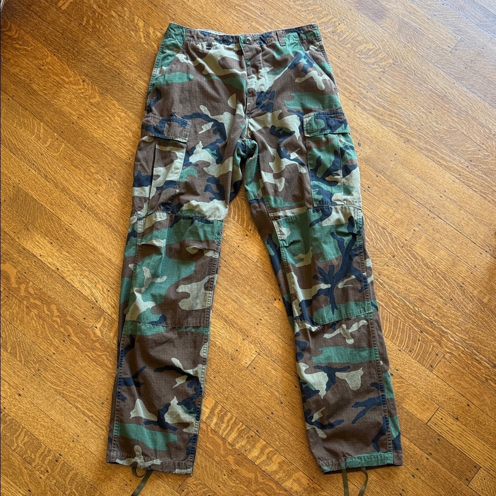 Vintage Camo / Camouflage Cargo Pants